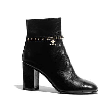 chanel plaited leather|Chanel leather boot with heel.